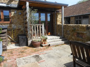 Shudrick Barn courtyard from back